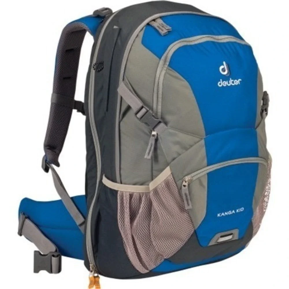 Deuter Kanga Kid Child Carrier 20L Backpack Hiking Blue Grey Adjustable Straps